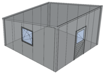 Lessenaarsdak loods/ berging 5x5m| Nokhoogte 3m | Vanaf € 14.421,- excl. BTW