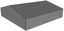 Zadeldak loods 15x16m | Goothoogte 3m | Vanaf € 54.606,- excl. BTW