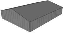 Zadeldak loods 15x20m | Goothoogte 3m | Vanaf € 63.160,- excl. BTW