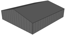 Zadeldak loods 14x16m | Goothoogte 3m | Vanaf € 50.710,- excl. BTW
