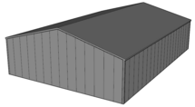 Zadeldak loods 14x20m | Goothoogte 4m | Vanaf € 70.888,- excl. BTW