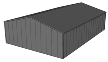 Zadeldak loods 12x18m | Goothoogte 4m | Vanaf 57.868,- excl. BTW