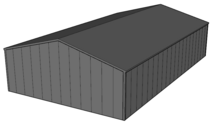 Zadeldak loods 12x20m | Goothoogte 4m | Vanaf 63.800,- excl. BTW