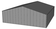Zadeldak loods 15x16m | Goothoogte 4m | Vanaf € 63.855,- excl. BTW