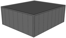 Platdak loods/ garage 7x8m | Goothoogte 3m | Vanaf € 28.709,- excl. BTW