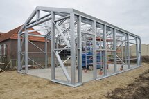 Zadeldak loods 6x10m | Goothoogte 3,0m | Vanaf € 23.220,- excl. BTW