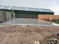 Betonvloer 3x3m (Dubbel bewapend)