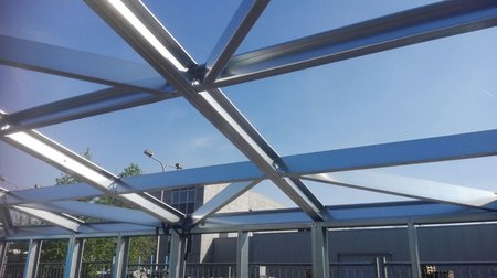 Zadeldak loods 7x16m | Goothoogte 2,5m | Vanaf 29.382.- excl. BTW