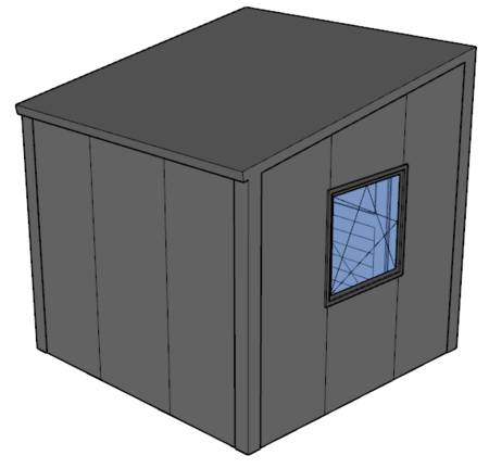 Lessenaarsdak berging 3x3m | Nokhoogte 3m| Vanaf € 7.608,- excl. BTW