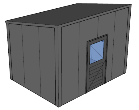 Lessenaarsdak berging 3x4m | Nokhoogte 3m| Vanaf € 8.507,- excl. BTW