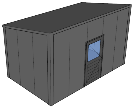 Lessenaarsdak berging 3x5m | Nokhoogte 3m| Vanaf € 9.359,- excl. BTW