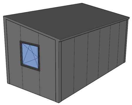 Lessenaarsdak berging 3x6m| Nokhoogte 3m | Vanaf € 10.258,- excl. BTW