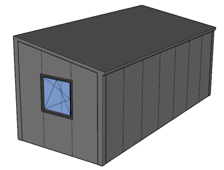 Lessenaarsdak berging 3x7m| Nokhoogte 3m | Vanaf € 11.102,- excl. BTW