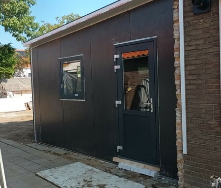 Lessenaarsdak loods/ berging 4x4m| Nokhoogte 3m | Vanaf € 12.134,- excl. BTW