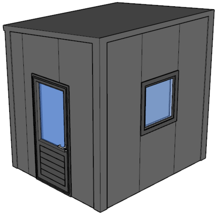 Lessenaarsdak berging 2,5x3m | Nokhoogte 3m
