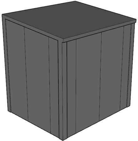 Lessenaarsdak berging 2,5x3m | Nokhoogte 3m