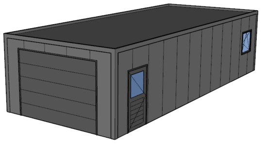 Platdak loods/ garage 5x12m | Goothoogte 3m | Vanaf € 31.033,- excl. BTW Platdak loods/ garage 5x12m | Goothoogte 3m | Vanaf € 31.033,- excl. BTW