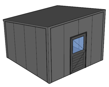 Lessenaarsdak loods/ berging 4x4m| Diverse goot-/nokhoogtes | Vanaf € 12.134,- excl. BTW Lessenaarsdak loods/ berging 4x4m| Diverse goot-/nokhoogtes | Vanaf € 12.134,- excl. BTW