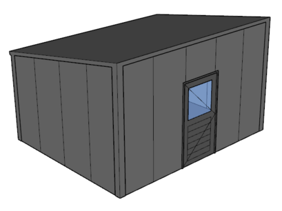 Lessenaarsdak loods/ berging 4x5m| Diverse goot-/nokhoogtes | Vanaf € 13.264,- excl. BTW Lessenaarsdak loods/ berging 4x5m| Diverse goot-/nokhoogtes | Vanaf € 13.264,- excl. BTW