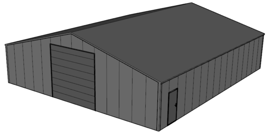 Zadeldak loods 14x16m | Diverse goot-/nokhoogtes | Vanaf € 50.710,- excl. BTW Zadeldak loods 14x16m | Diverse goot-/nokhoogtes | Vanaf € 50.710,- excl. BTW