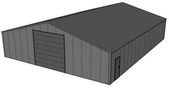 Zadeldak loods 14x18m | Diverse goot-/nokhoogtes | Vanaf € 54.849,- excl. BTW Zadeldak loods 14x18m | Diverse goot-/nokhoogtes | Vanaf € 54.849,- excl. BTW