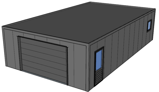 Platdak loods/ garage 7x12m | Goothoogte 3m | Vanaf € 35.269,- excl. BTW Platdak loods/ garage 7x12m | Goothoogte 3m | Vanaf € 35.269,- excl. BTW