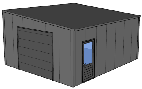 Lessenaarsdak loods/ garage 6x7m| Diverse goot-/nokhoogtes | Vanaf € 20.109,- excl. BTW Lessenaarsdak loods/ garage 6x7m| Diverse goot-/nokhoogtes | Vanaf € 20.109,- excl. BTW