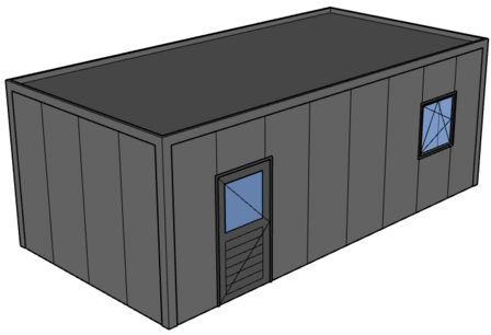Plat dak berging 4x8m | Vanaf € 13.509,73 incl. BTW Plat dak berging 4x8m | Vanaf € 13.509,73 incl. BTW