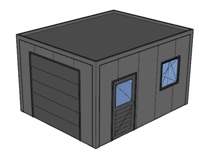 Platdak loods 5x5m | On-geïsoleerd vanaf € 12.905,- | Geïsoleerd vanaf € 14.395,- | Excl. BTW Platdak loods 5x5m | On-geïsoleerd vanaf € 12.905,- | Geïsoleerd vanaf € 14.395,- | Excl. BTW