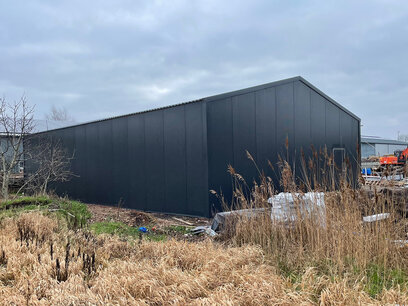 Zadeldak loods 10x16x3,5m te Vroomshoop