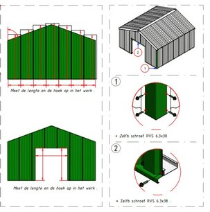 Montage instructie | Damwand wandbeplating | On-geïsoleerd