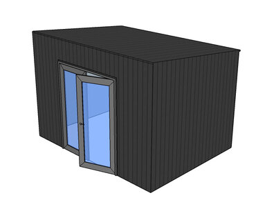 Tuinkantoor | 4.00x3.00x2.50m