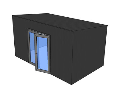 Tuinkantoor | 3.00x5.00x2.50m