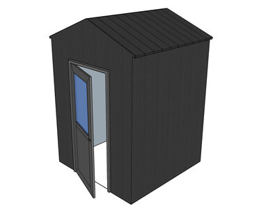 Berging | Zadeldak | 2.00x2.00x2.50m | Geïsoleerd Berging | Zadeldak | 2.00x2.00x2.50m | Geïsoleerd