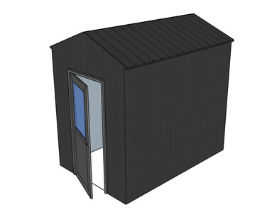 Berging | Zadeldak | 2.00x3.00x2.50m | Geïsoleerd Berging | Zadeldak | 2.00x3.00x2.50m | Geïsoleerd