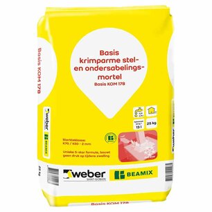 Krimparme ondersabelingsmortel 25kg Krimparme ondersabelingsmortel 25kg