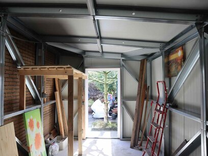 Montage instructie | Lessenaarsdak berging geïsoleerd