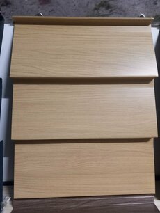 Staalrabat | Hoge plank | Natural Oak | maatwerk Staalrabat | Hoge plank | Natural Oak | maatwerk
