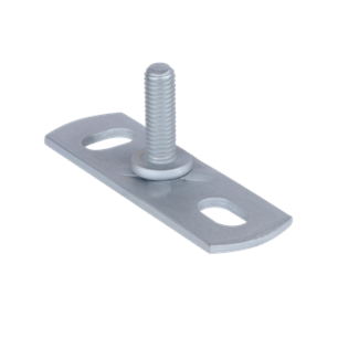 Muurplaat met draadeind 