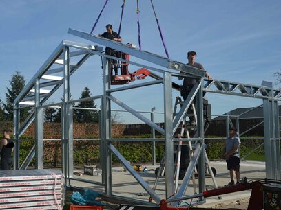 Montage instructies | Staalframe constructies | Zadeldak