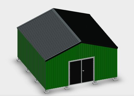 Prefab betonpoeren fundatie