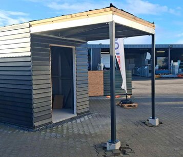 Stalen kolom t.b.v luifel/ carport