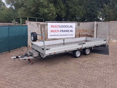 5M Plateauwagen Tandemasser aanhangwagen