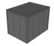 Platdak berging 3x4m | Goothoogte 3m | Vanaf € 9.042,- excl. BTW