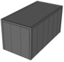 Platdak berging 3x6m | Goothoogte 3m | Vanaf € 10.996,- excl. BTW