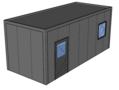 Platdak berging 3x7m | Goothoogte 3m | Vanaf € 11.942,- excl. BTW
