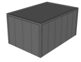 Platdak loods/ garage 4x6m | Goothoogte 3m | Vanaf € 20.795,- excl. BTW