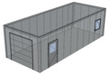 Platdak loods/ garage 4x10m | Goothoogte 3m | Vanaf € 25.919,- excl. BTW