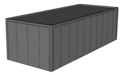 Platdak loods/ garage 4x10m | Goothoogte 3m | Vanaf € 25.919,- excl. BTW