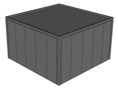 Platdak loods/ garage 5x5m | Goothoogte 3m | Vanaf € 21.166,- excl. BTW